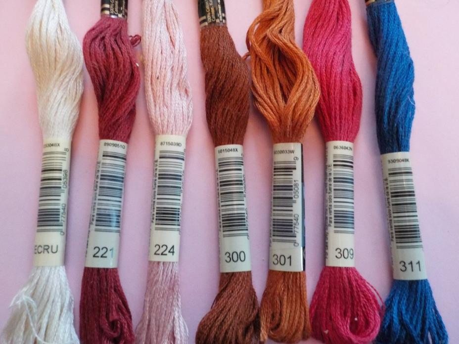 DMC - Embroidery Floss - 34 Colors Available - Free Ship with purchase of 2 +