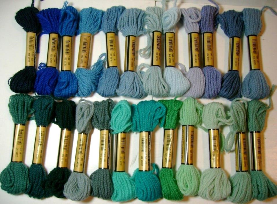 ***PRIVATE SALE for SM 1240 Paternayan Lot Tapestry Wool Yarn  Mixed Lot