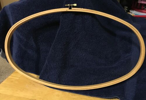 Oval Wooden Embroidery Hoop 8x15