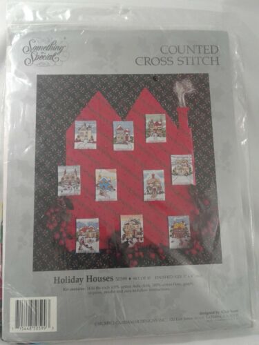 Something Special Holiday Houses Ornaments Counted Cross Stitch Ornaments 50599