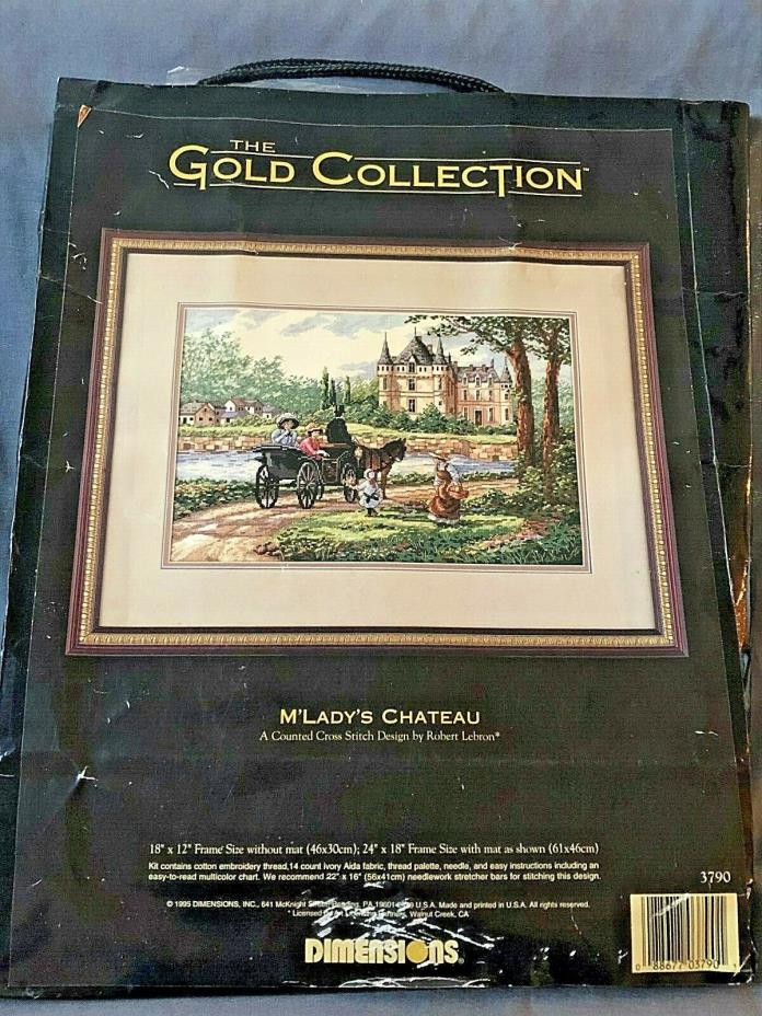 DIMENSIONS Gold Collection ~ M'LADY'S CHATEAU Counted Cross Stitch Kit