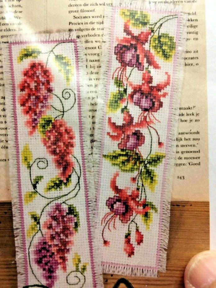 Vervaco Floral BOOKMARKS Counted Cross Stitch KIT  PN-0147007