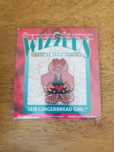 Janlynn Wizzers Gingerbread Girl Counted Cross Stitch Christmas Kit 1319 Express