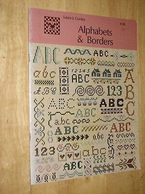 Laura J Conley Alphabets & Borders Cross Stitch Charts
