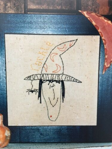 BEEEEWITCHIN  Primitive Witch Stitchery Pattern by Annie