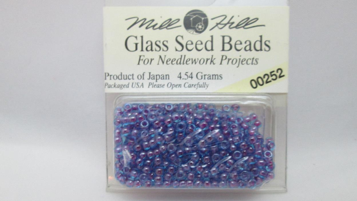 Mill Hill 11/0 Glass Seed Beads - Iris Purple #00252