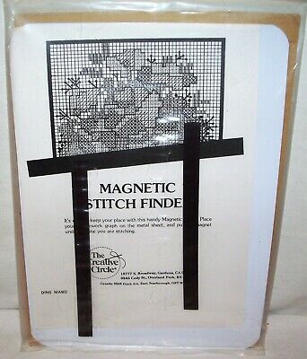 The Creative Circle MAGNETIC STITCH FINDER for Counted Cross Stitch NEW