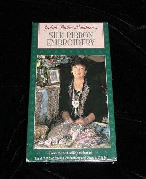 Silk Ribbon Embroidery--Judith Baker Montano--VHS tape--