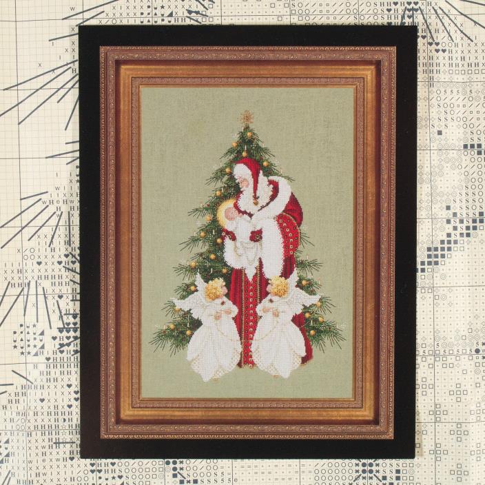 Lavender & Lace Song of Christmas Cross Stitch Pattern SEE DESCRIPTION