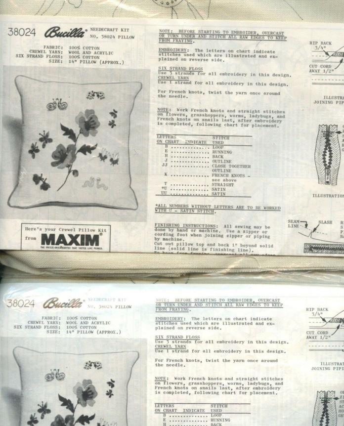 Bucilla Needlecraft Pillow Kit 14
