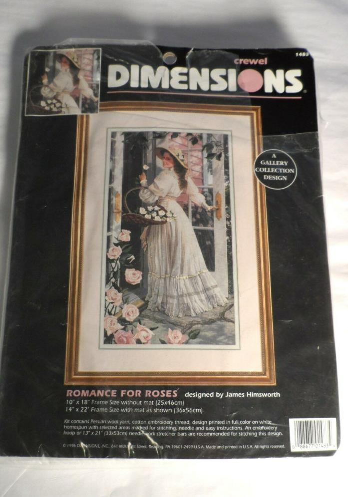 1996 Dimensions Crewel Embroidery Kit -