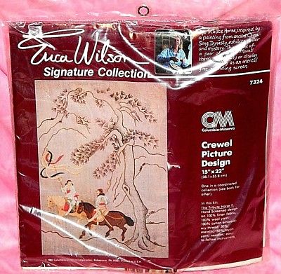 New Erica Wilson Signature Collection Tribute Horse II Crewel Embroidery Kit