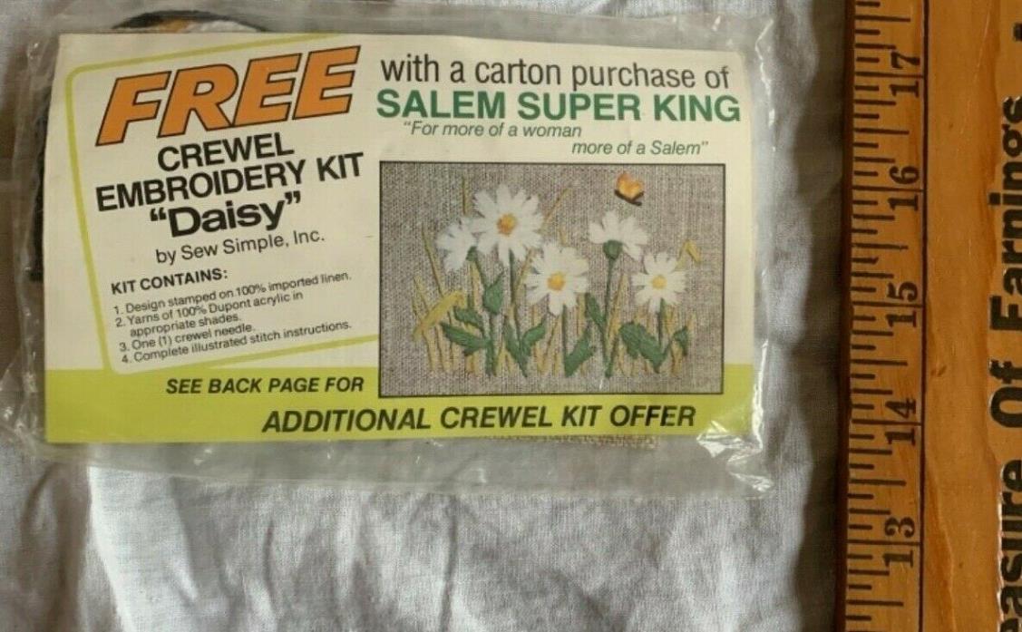 Crewel Embroidery Kit 