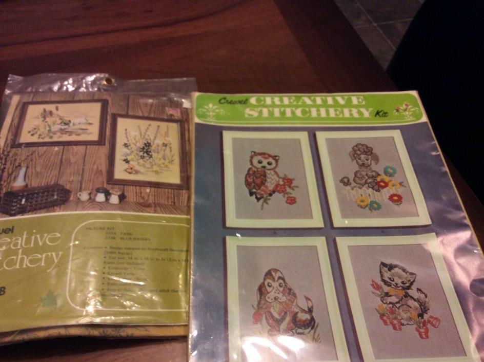 Crewel creative stitcher kits new