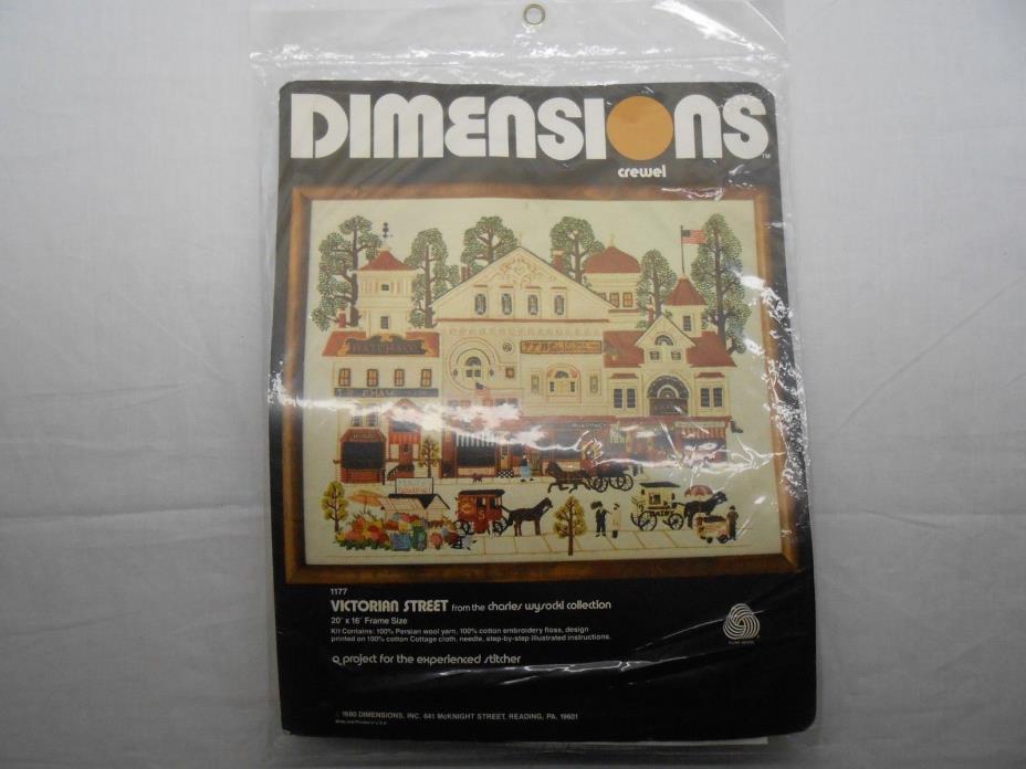 Dimensions Crewel Kit (Victorian Street) ~ #1177