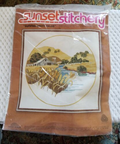 Sunset Stitchery Summer Wheat Fields Designed by Charlene Gerrish