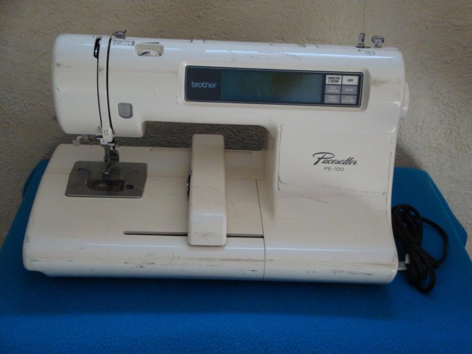 BROTHER PACESETTER PE-100 EMBROIDERY SEWING MACHINE