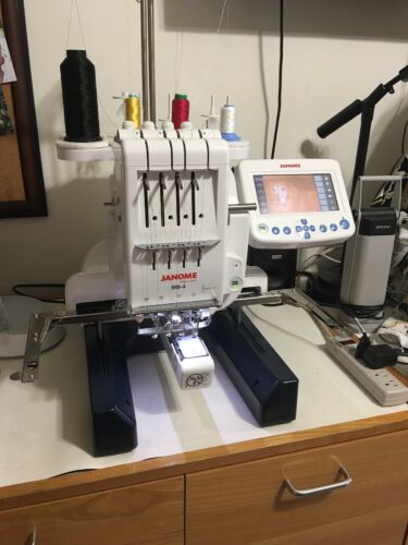 Janome MB-4S Home/Commercial 4 Needle Embroidery Machine - My Personal Machine!
