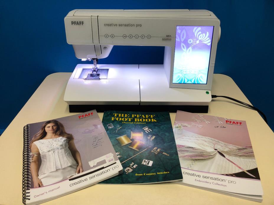 PFAFF Creative Sensation Pro Sewing & Embroidery Machine with IDT Active Stitch