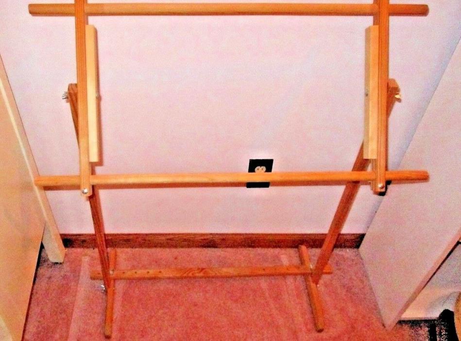 Hand's Free Needlework Frame for Cross Stitch, Embroidery Wood Adjustable