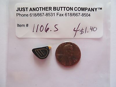 Just Another Button Company Button 1106.s - Small Black Bird