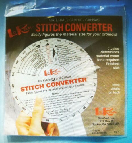 LoRan STITCH CONVERTER-Material / Fabric / Canvas - Figures Material SIze/Count