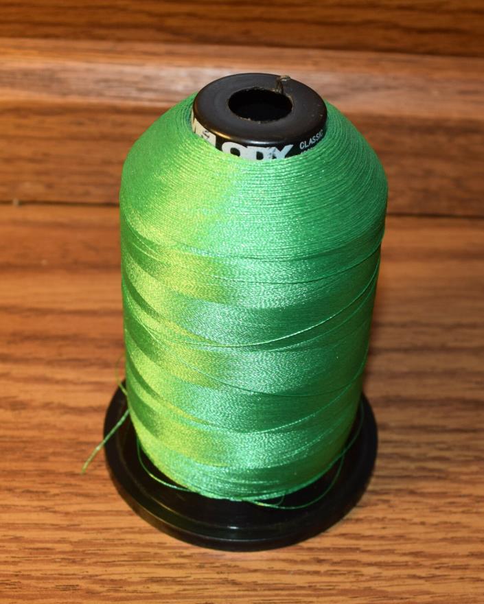 Melody Polyester Machine Embroidery Thread Color 275 Green 120D/2 Partial Spool