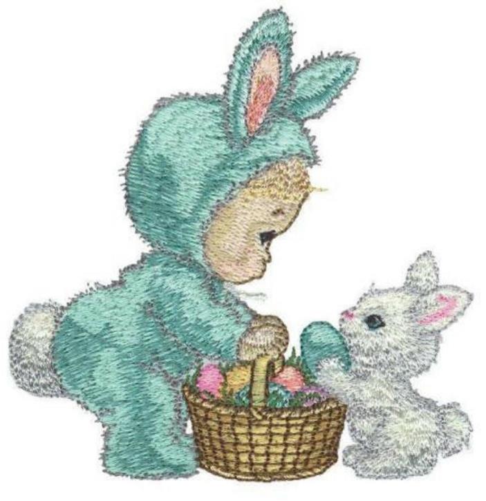 20 Easter Designs for Machine Embroidery - On a USB