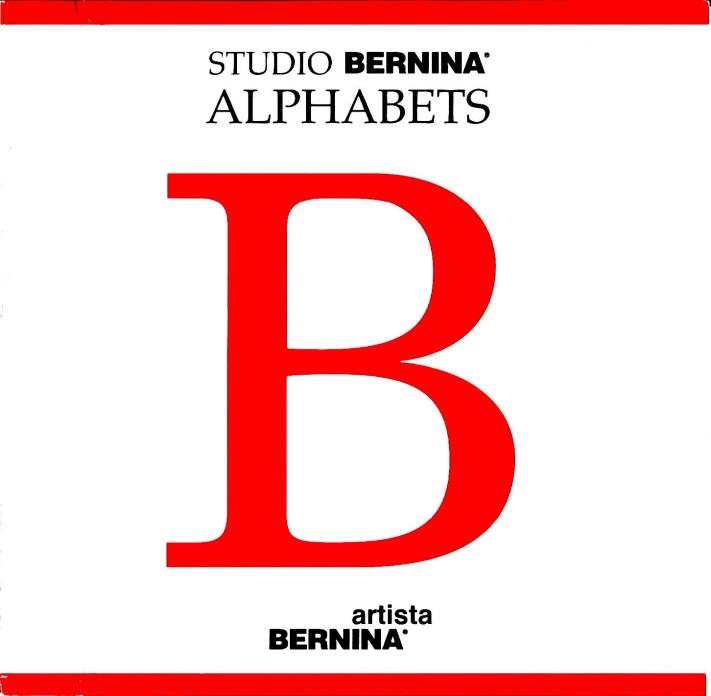 ALPHABETS - Studio Bernina Embroidery Memory Card for Artista 165 170 180 700