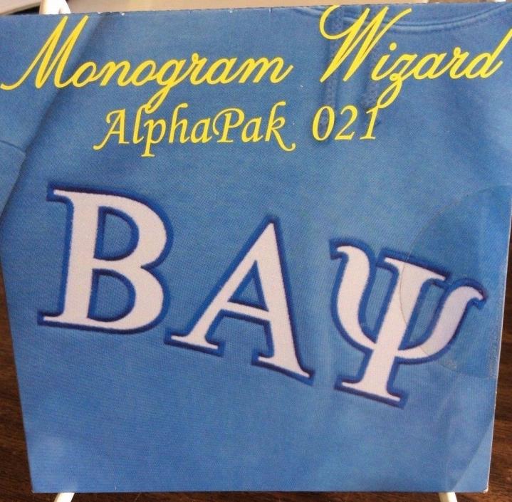 MONOGRAM WIZARD ALPHA PAK 21- EMBROIDERY CD