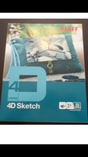 Pfaff Embroidery CREATIVE 4-D SKETCH brand new with dongle!