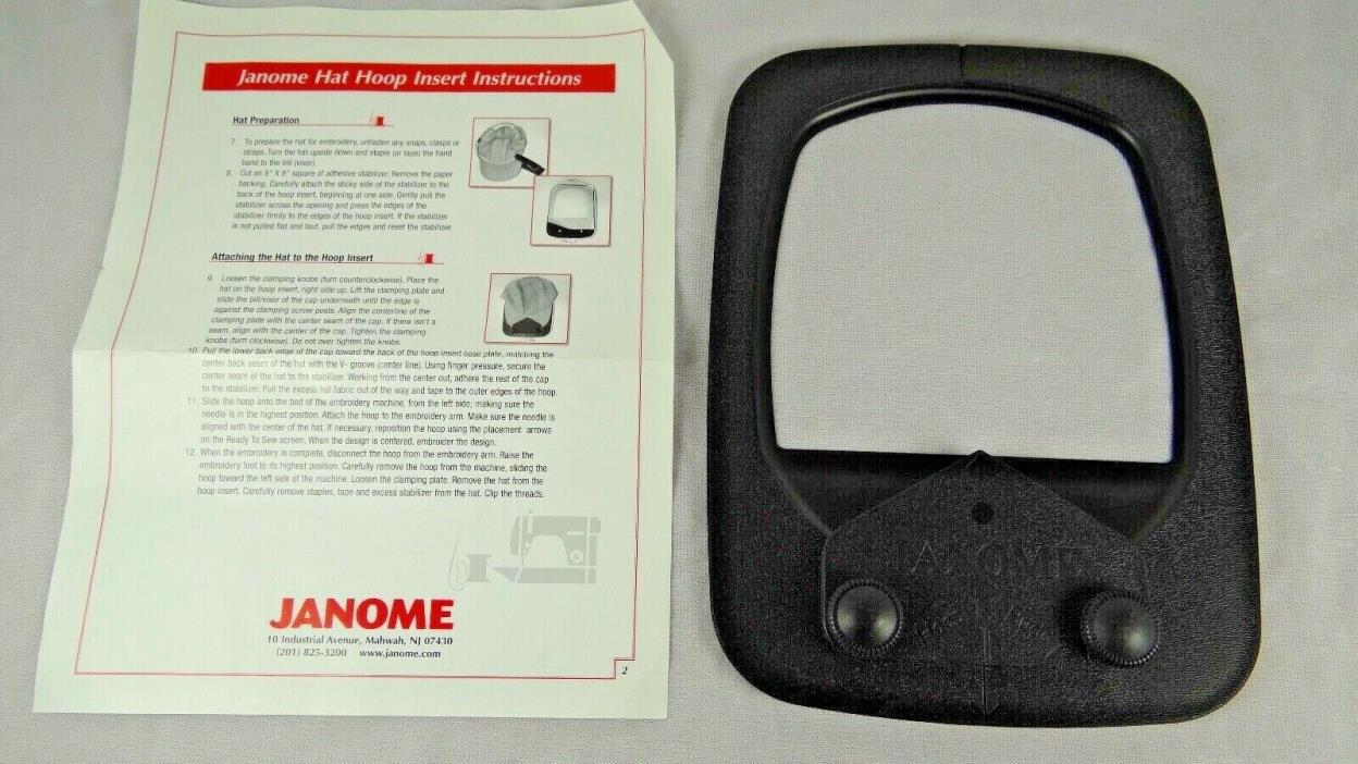 Janome Embroidery Machine Embroidery Hat Hoop Genuine