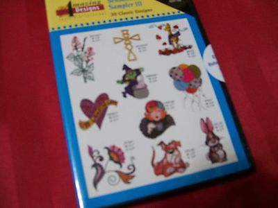 AMAZING DESIGNS Sensational Sampler 3 embroidery cd NIP