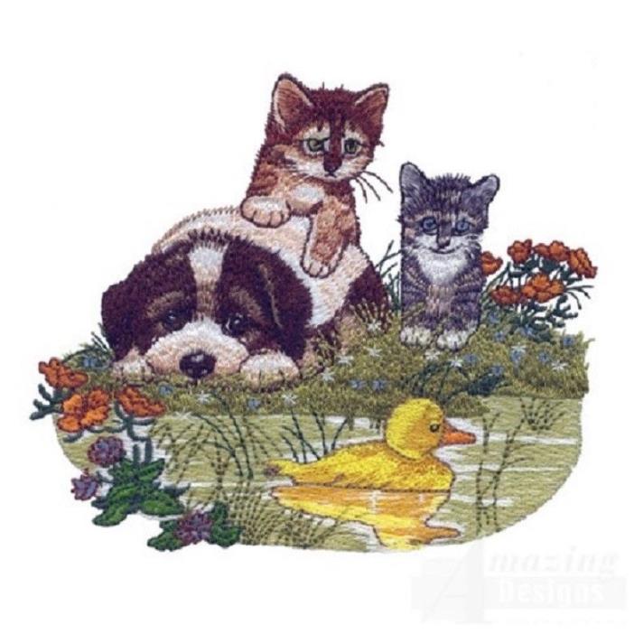 20 Pets II Designs for Machine Embroidery - On a CD