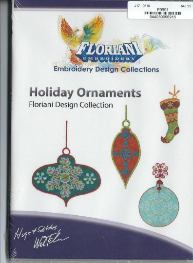 Floriani Embroidery CD  10 Holiday Designs