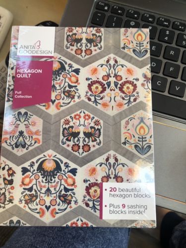 Anita Goodesign Hexagon Quilt Full Collection DVD Quilting Embroiderye