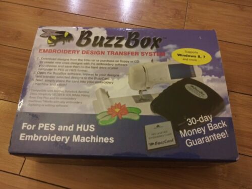 Buzz Box Embroidery Designs Transfer System With Card PES HUS Machines