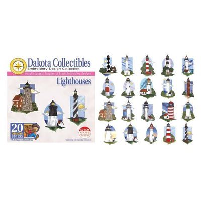 Dakota Collectibles Lighthouses Embroidery Designs