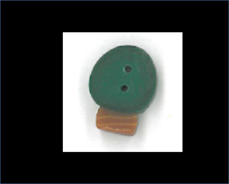 Just Another Button Company - Green Bulb - 4428 - 2 sizes