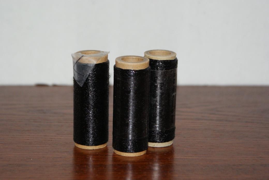 Purr-fect Punch Glimmer 1-ply Punch Embroidery Thread Black Onyx Dye Lot 63212