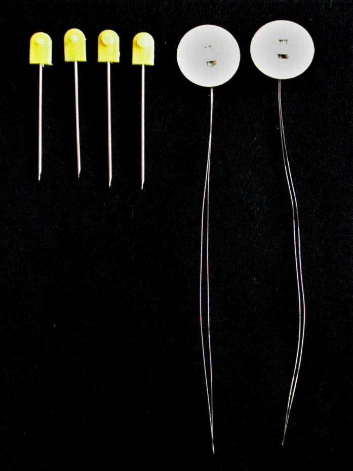 4 Punch Embroidery Needles and 2 Needle Threaders