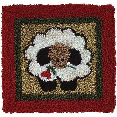 Round Sheep Punch Needle Embroidery Kit