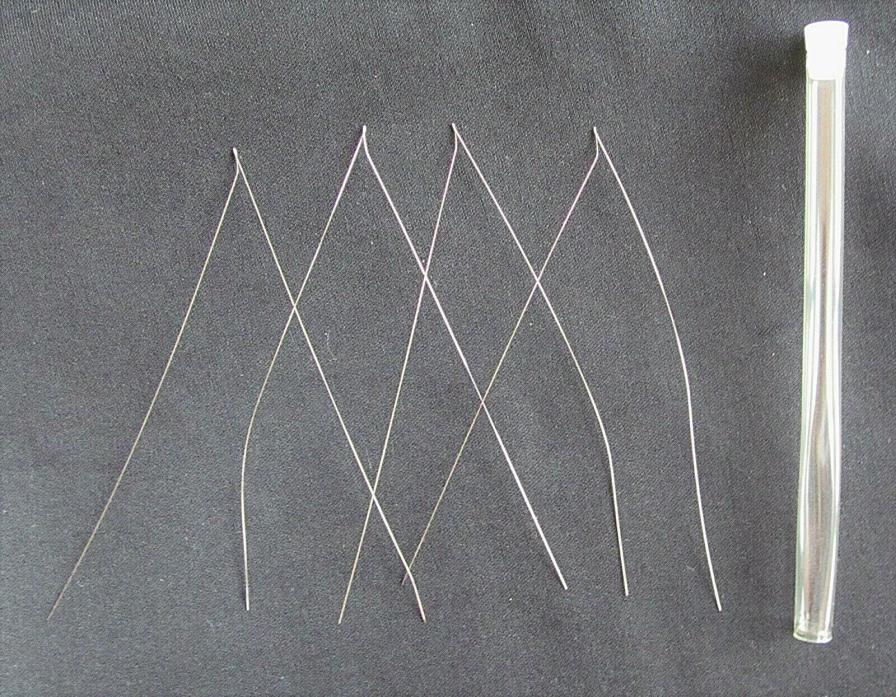 Punch Embroidery Long Needles Also for Serger  4 Needles in Tube