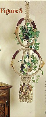 Figure 8 Double Plant Hanger Pattern - Craft Book: #GM2 Macrame with a Purpose