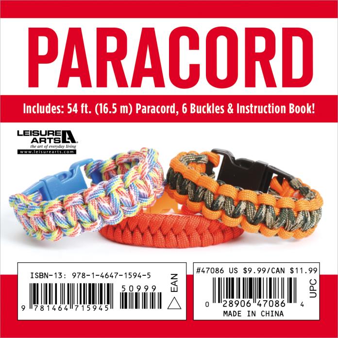Paracord Bracelet Kit W/Book- LA47086