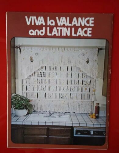 Macrame window dressings Curtains Drapes Valances ~ Viva La Valance & Latin Lace