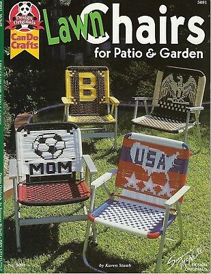 Macrame Lawn Chairs for Patio & Garden Book Patterns and Instructions #5091