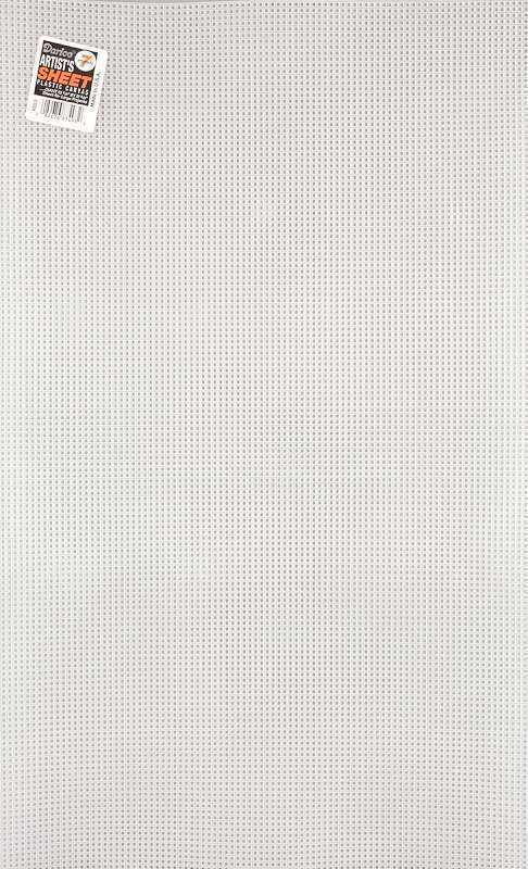 Darice Artist Sheet Mesh Plastic Canvas Number 7 Clear