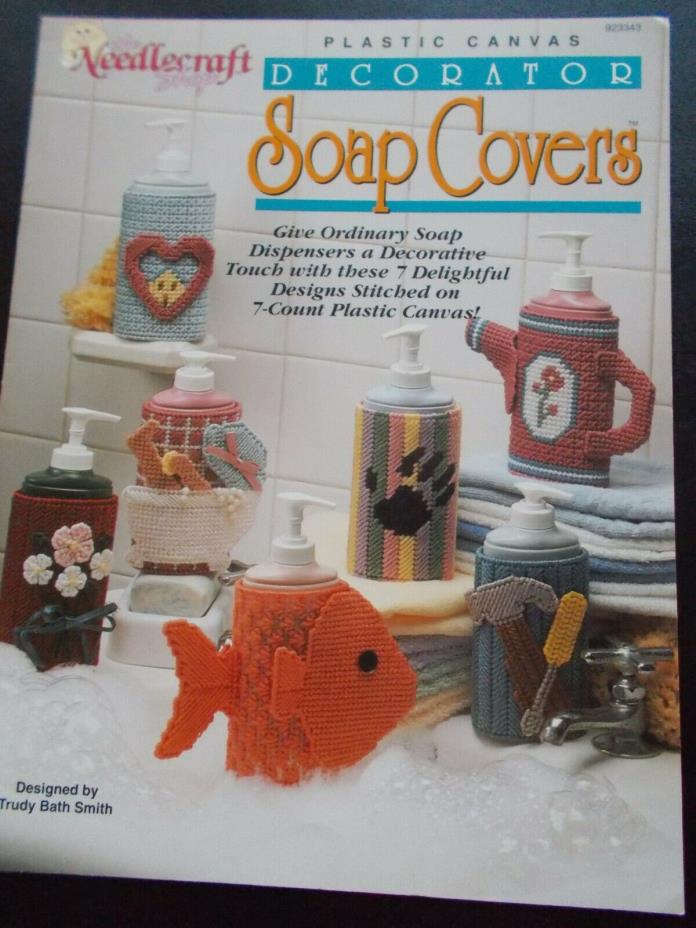 Decorator Soap Covers Plastic Canvas Leaflet TNS - 7 designs for Hand Soap Dispe