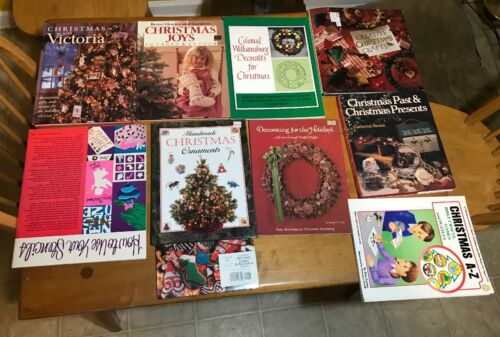 LOT Of Craft Books Holiday Christmas - LOADS OF PATTERNS PROJECTS Ornaments